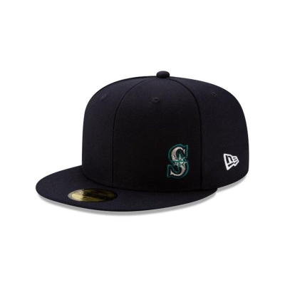 Seattle Mariners Gorra | New Era MLB Flawless 59fifty Fitted Cap Mexico - Azules